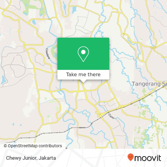 Chewy Junior, Serpong Tangerang map