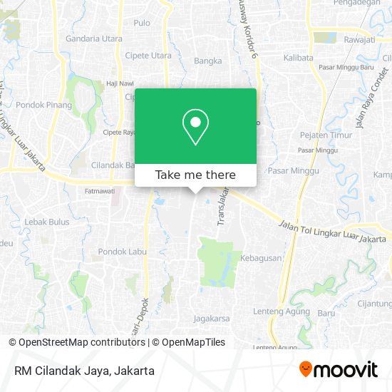 RM Cilandak Jaya map