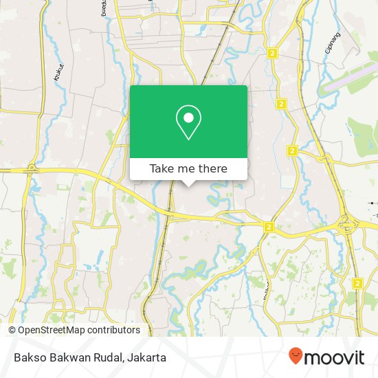 Bakso Bakwan Rudal, Jalan Poltangan Jagakarsa Jakarta 12530 map