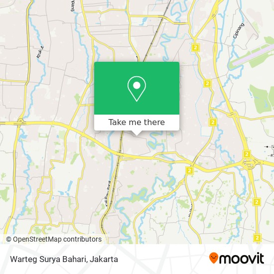 Warteg Surya Bahari map