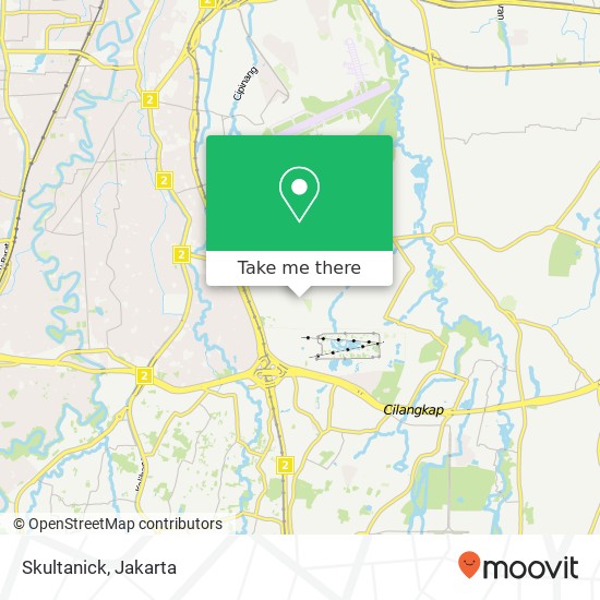 Skultanick, Jalan Taman Mini II Makasar Jakarta 13560 map