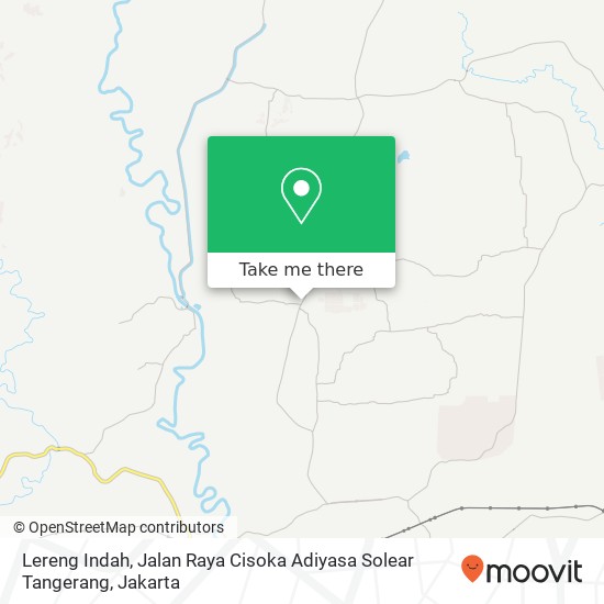 Lereng Indah, Jalan Raya Cisoka Adiyasa Solear Tangerang map