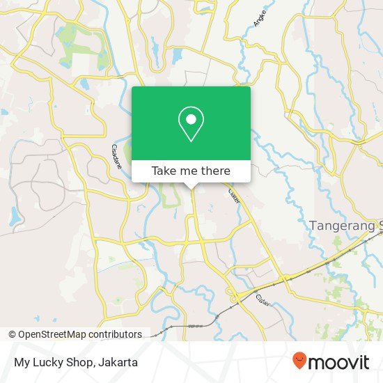 My Lucky Shop, Komplek Ruko Itc Serpong Tangerang map