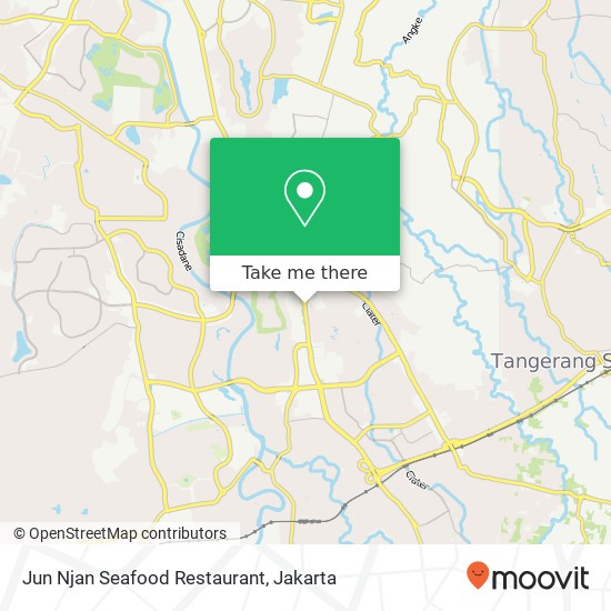 Jun Njan Seafood Restaurant, Jalan Pahlawan Seribu Serpong Tangerang map