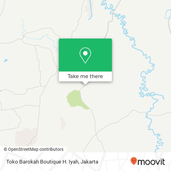 Toko Barokah Boutique H. Iyah, Jalan Raya Tapos Tigaraksa Tangerang map