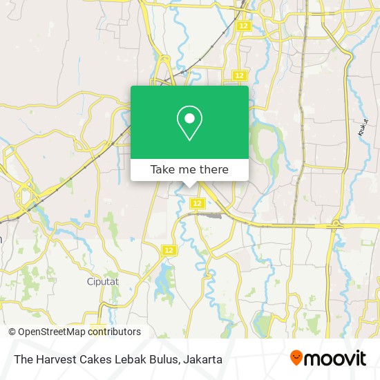 The Harvest Cakes Lebak Bulus map