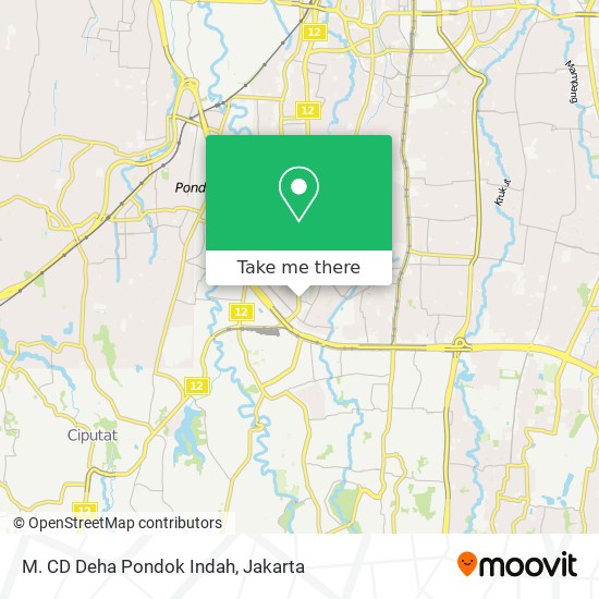 M. CD Deha Pondok Indah map