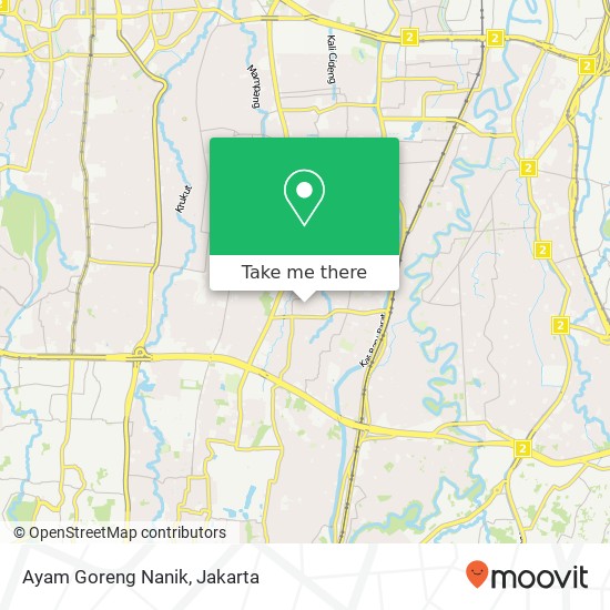 Ayam Goreng Nanik, Pasar Minggu Jakarta Selatan 12540 map
