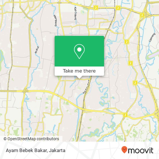 Ayam Bebek Bakar, Jalan Holtikultura Pasar Minggu Jakarta 12520 map