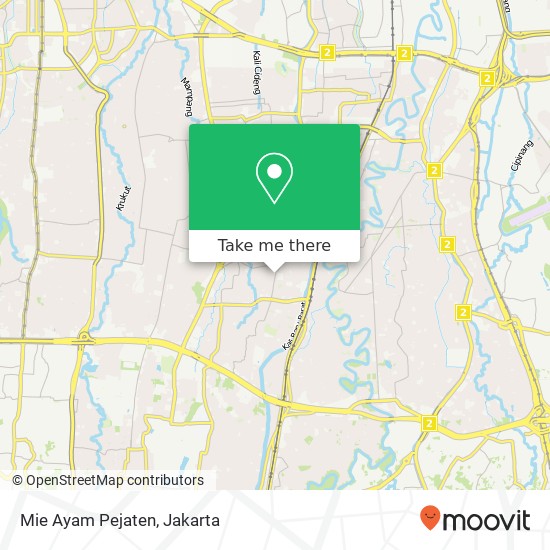 Mie Ayam Pejaten, Jalan Salihara Pasar Minggu Jakarta 12540 map