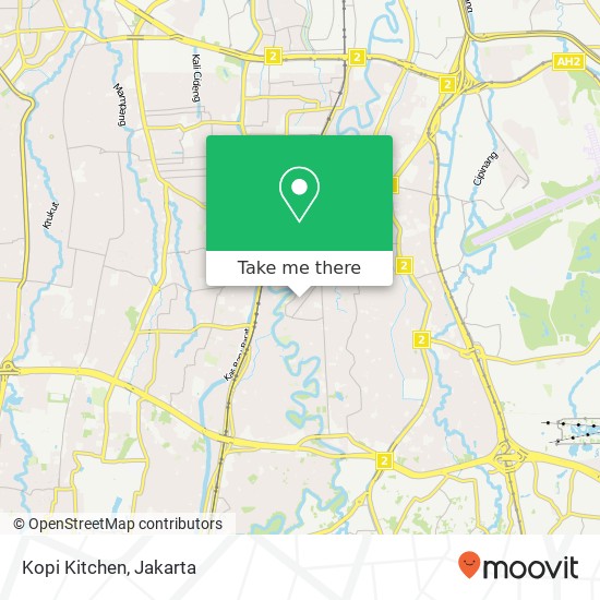 Kopi Kitchen, Jalan Pangeran Kramatjati Jakarta Timur 13530 map