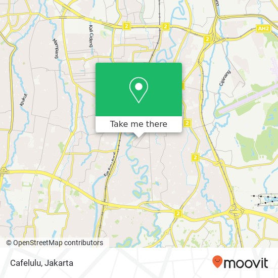 Cafelulu, Jalan Pangeran Kramatjati Jakarta Timur 13530 map