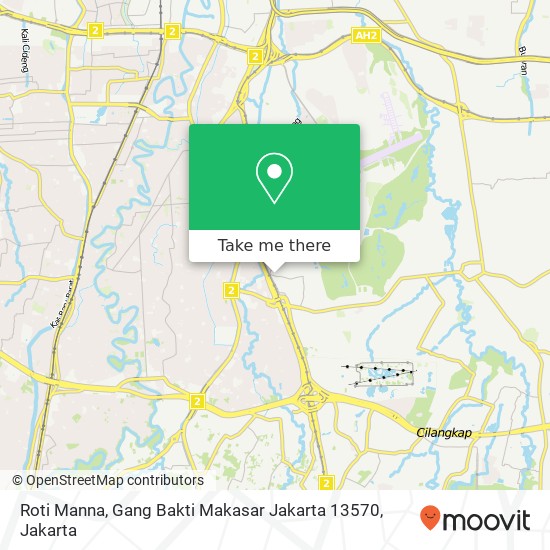 Roti Manna, Gang Bakti Makasar Jakarta 13570 map