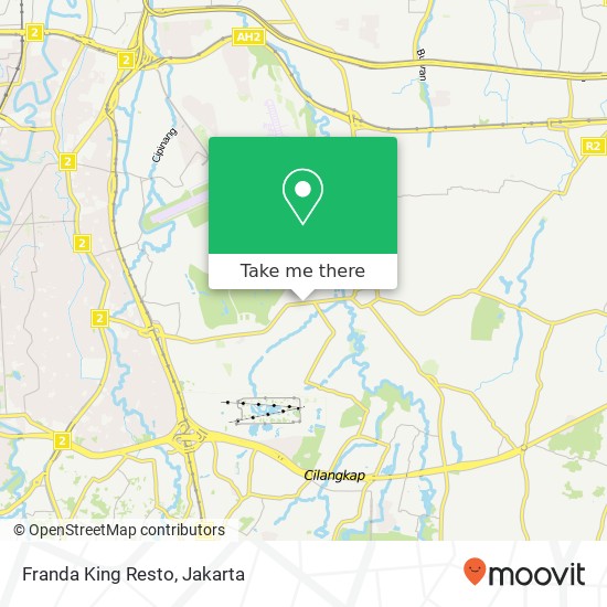 Franda King Resto, Cipayung Jakarta 13810 map