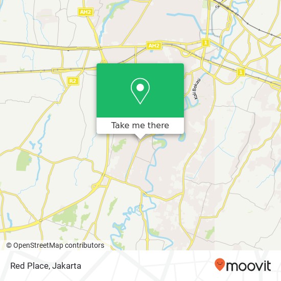 Red Place, Jalan Raya Jati Asih Bekasi Selatan Bekasi 17147 map