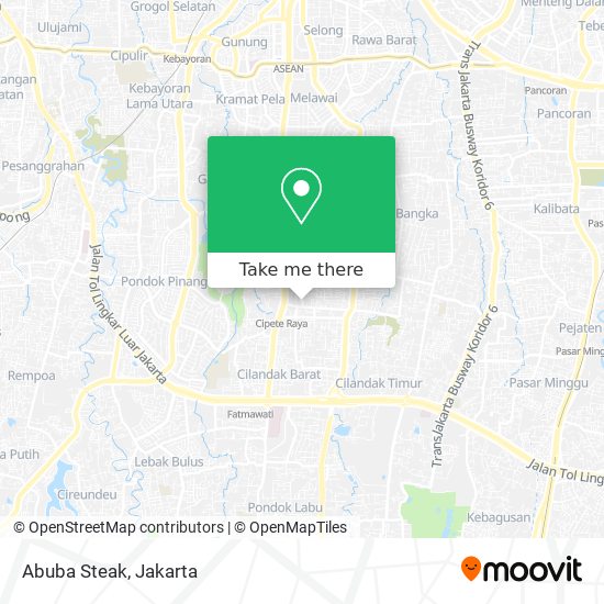 Abuba Steak map