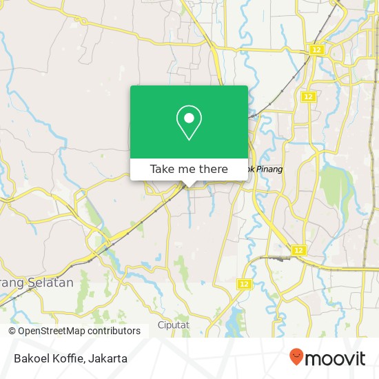 Bakoel Koffie, Jalan Bintaro Utama 1 Jagakarsa Jakarta Selatan 12320 map