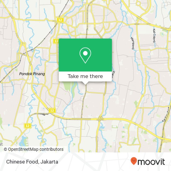 Chinese Food, Jalan RS Fatmawati 22H Cilandak Jakarta Selatan 12420 map