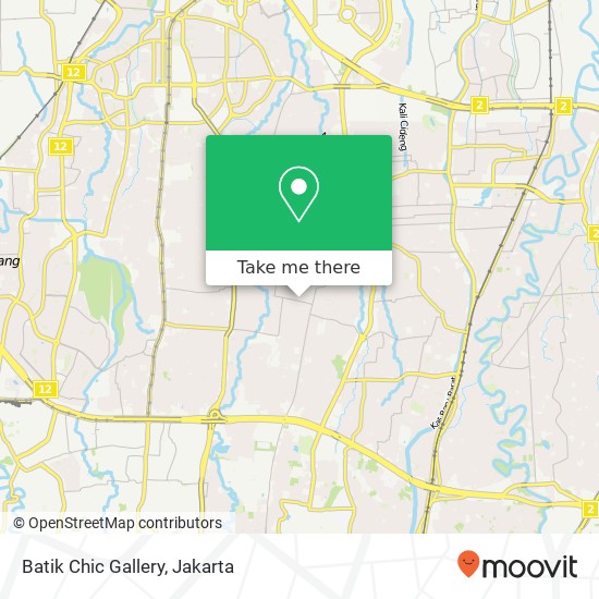 Batik Chic Gallery, Jalan Kemang Selatan Mampang Prapatan Jakarta Selatan 12730 map