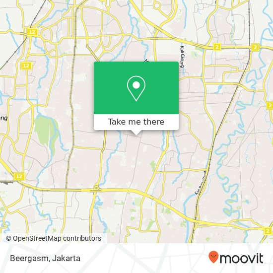 Beergasm, Jalan Kemang Selatan Pasar Minggu Jakarta 12560 map