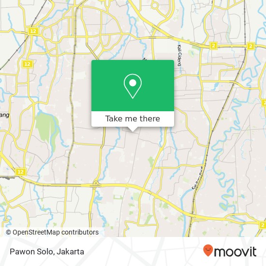 Pawon Solo, Jalan Kemang Selatan Pasar Minggu Jakarta 12560 map