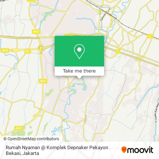 Rumah Nyaman @ Komplek Depnaker Pekayon Bekasi map