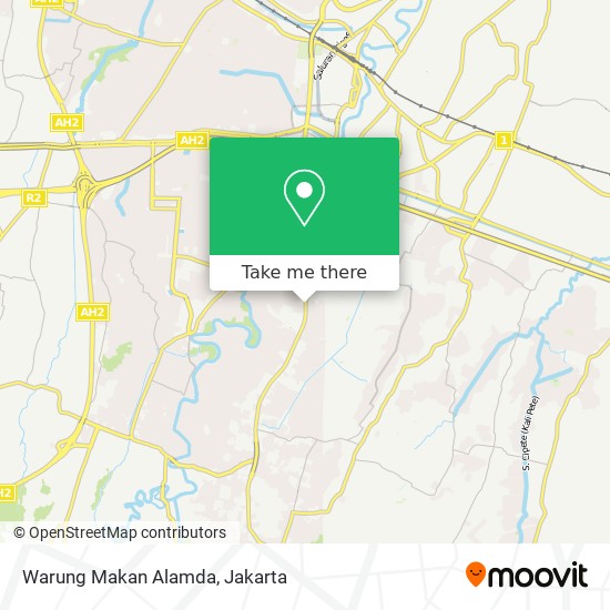 Warung Makan Alamda map