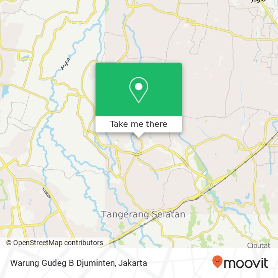 Warung Gudeg B Djuminten, Jalan Raya Jombang Pondok Aren Tangerang map