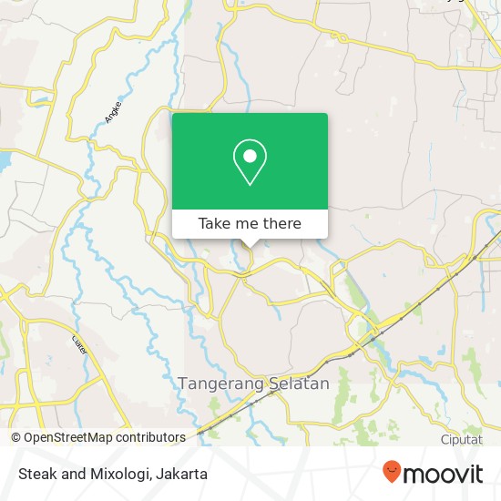 Steak and Mixologi, Jalan Raya Jombang Pondok Aren Tangerang map