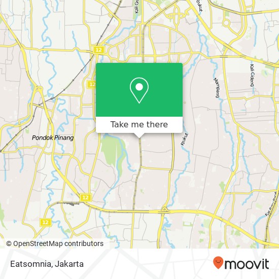 Eatsomnia, Jalan RS Fatmawati Cilandak Jakarta Selatan 12410 map