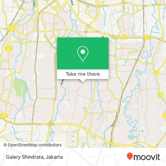 Galery Shindrata, Jalan Kemang Timur Mampang Prapatan Jakarta Selatan 12730 map