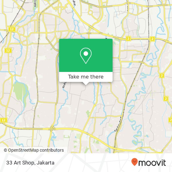 33 Art Shop, Jalan Kemang Timur17 Mampang Prapatan Jakarta Selatan 12730 map