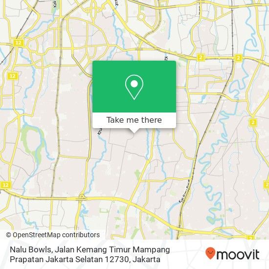 Nalu Bowls, Jalan Kemang Timur Mampang Prapatan Jakarta Selatan 12730 map