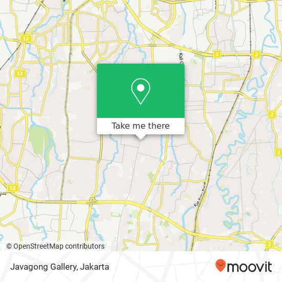 Javagong Gallery, Jalan Kemang Timur Mampang Prapatan Jakarta Selatan 12730 map