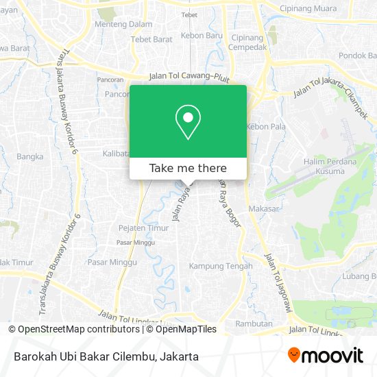 Barokah Ubi Bakar Cilembu map