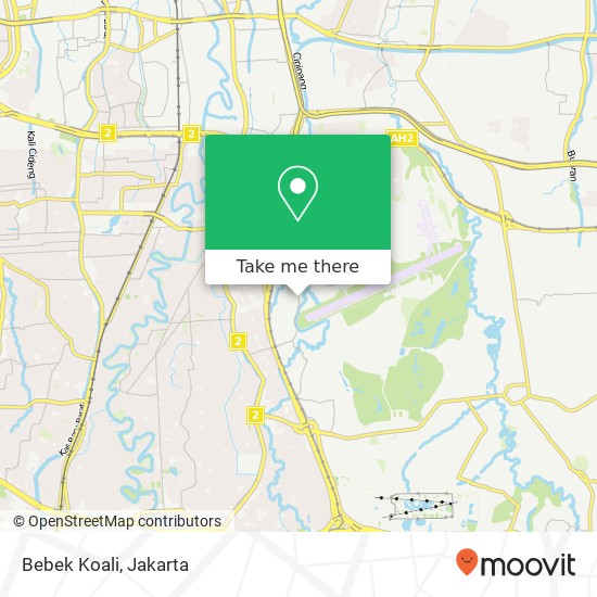 Bebek Koali, Jalan Squadron Makasar Jakarta 13610 map