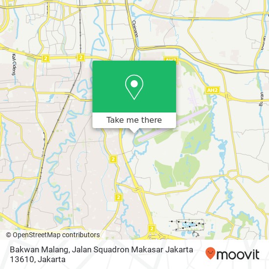 Bakwan Malang, Jalan Squadron Makasar Jakarta 13610 map