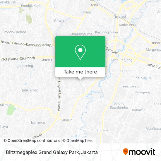 Blitzmegaplex Grand Galaxy Park map