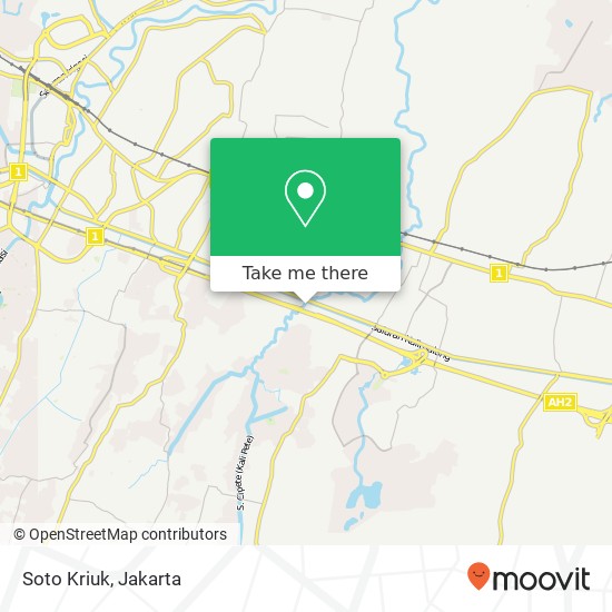 Soto Kriuk, Tambun Selatan Bekasi 17510 map