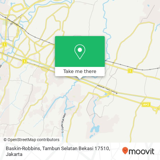 Baskin-Robbins, Tambun Selatan Bekasi 17510 map