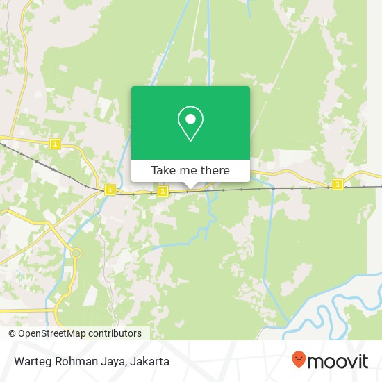 Warteg Rohman Jaya, Jalan Raya Lemah Abang Cikarang Timur Bekasi 17550 map