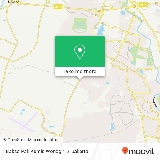 Bakso Pak Kumis Wonogiri 2, Jalan Raya Bojong Nangka Kelapa Dua Tangerang map