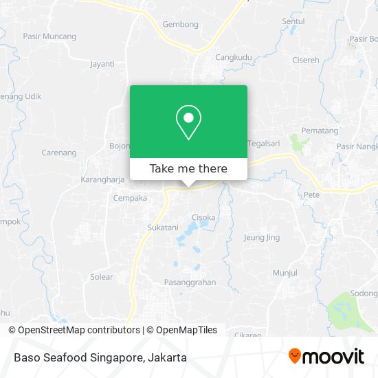 Baso Seafood Singapore map