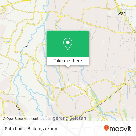 Soto Kudus Bintaro, Jalan Raya Pondok Aren Pondok Aren Tangerang map