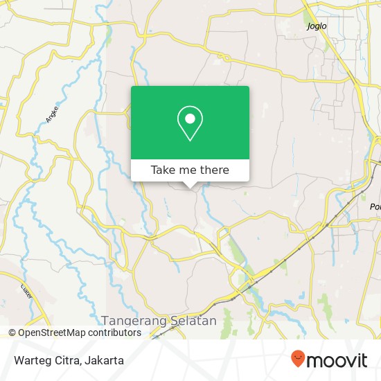 Warteg Citra, Jalan Raya Pondok Aren Pondok Aren Tangerang map