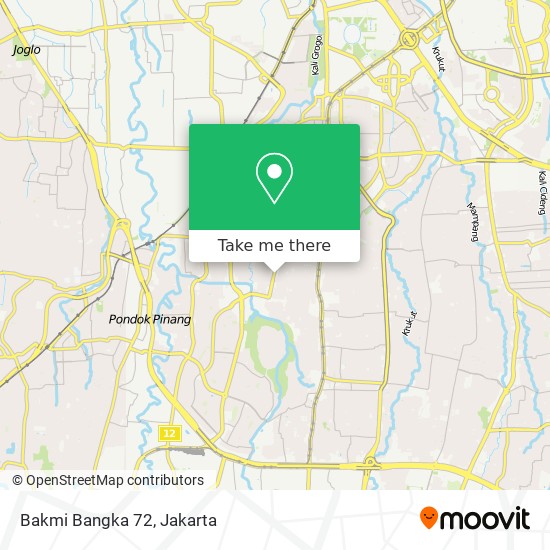 Bakmi Bangka 72 map