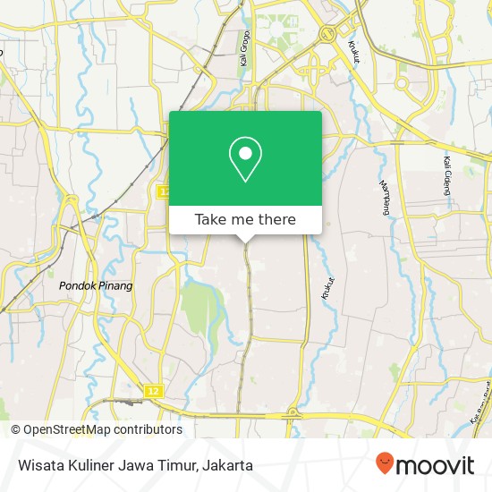 Wisata Kuliner Jawa Timur, Jalan RS Fatmawati Kebayoran Baru 12150 map