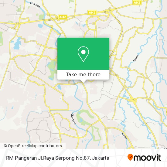 RM Pangeran Jl.Raya Serpong No.87 map