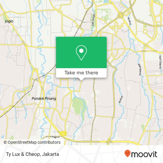 Ty Lux & Cheop, Jalan Radio Dalam Kebayoran Baru Jakarta 12140 map