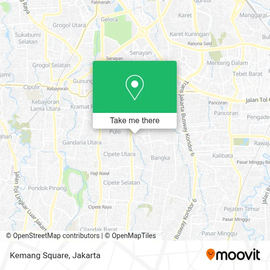 Kemang Square map